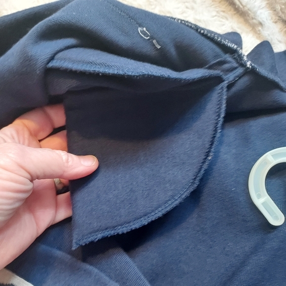 Vintage Bonnie & Bill II by Holly Navy Open Front Sweater Old Money Grandmacore - Picture 8 of 10